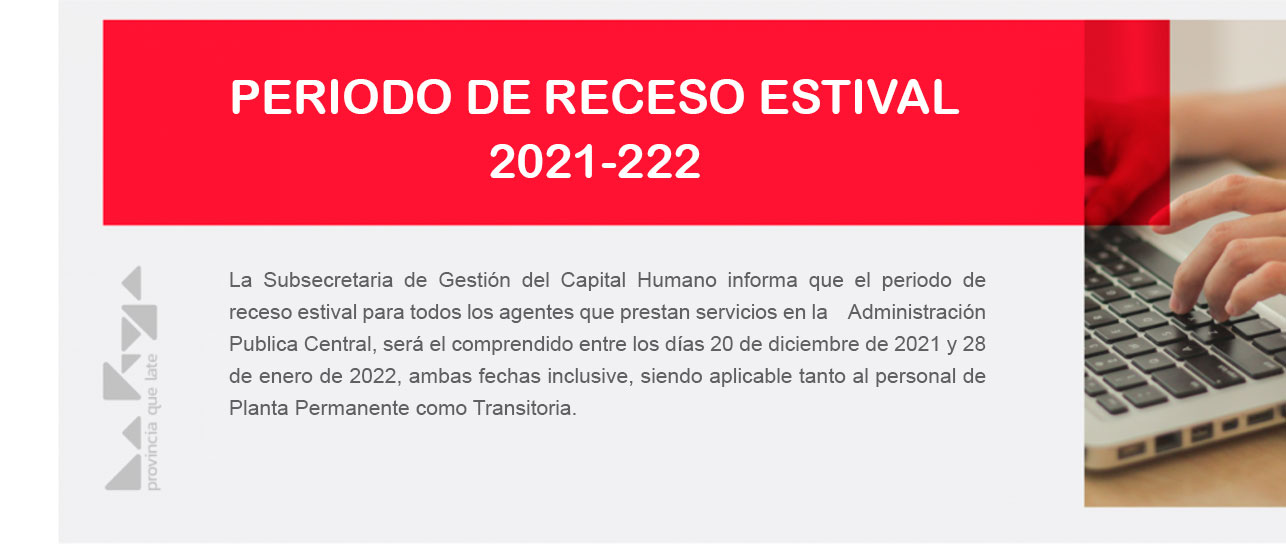 Receso Estival 2021-2022